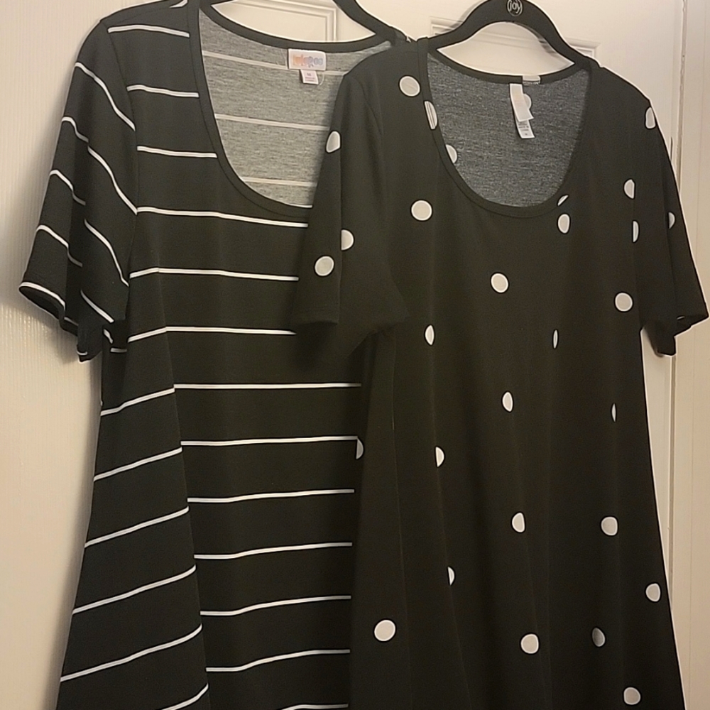 Two LuLaRoe Perfect Tees
